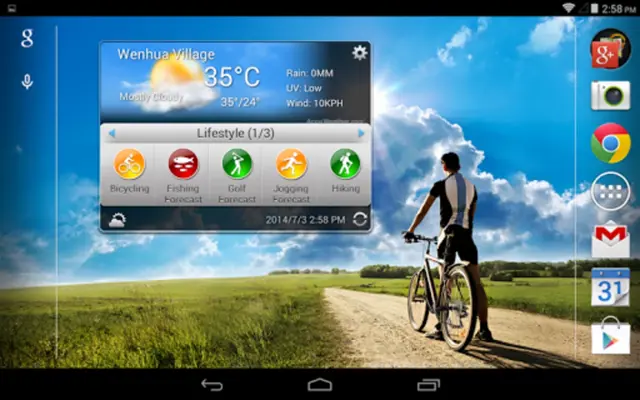 Life Weather android App screenshot 0